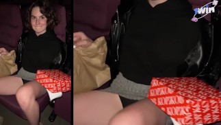 Rapidito con un hottie en el cine - ¡Sexo en público en su máxima expresión!