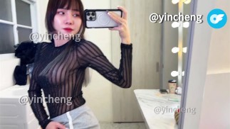 (IG: yincheng_ozz) Transparent Clothing Try on Haul #1