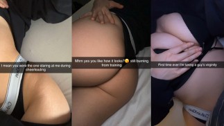 Cheerleader quer foder colega virgem na escola
