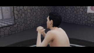 Escena de un chico sexy llamado Yu