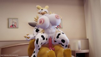 Renamon X Bowser - Vêtements alternatifs