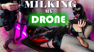 Gasmasker Drone melken / dwangbuis / Kuisheid / Breathplay / Femboy