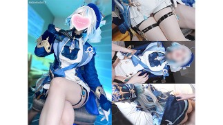 💙💧Genshin Impact Furiina　cosplaying multiple orgasm hentai video