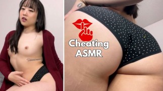 Aziatische vrouw van de buurman nodigt je uit voor quality time - ASMR Cheating