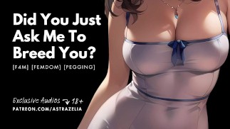 [ASMR] Mommy Dom Pegging lleva a criar tu agujero [Juego de roles de audio] [Femdom] [Strap-On] [Cría]