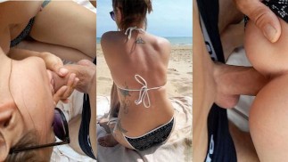 Er fickte mich am Strand und wurde fast erwischt. Er kam hart in meine Muschi. Höre ihn stöhnen wie ein Löwe