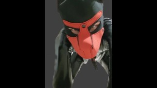 mijn vriendin stopte me in dit bitchsuit en liet me lopen