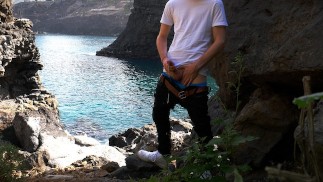 Twink Cum In Paradise /// Jordan Wilder