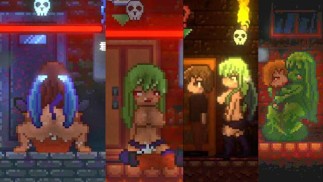 [01 Hentai Gra drenaż manshion.Succubus przerażenie pikselowa gra animacyjna.
