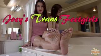 JOEYSTRANSFEETGIRLS - Стефани Ловелл Футфетиш В Действии