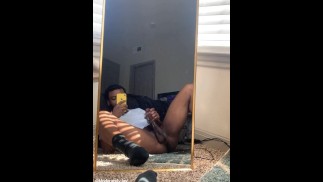 Edge With Me : Big Dick Fucks Fleshlight dans le miroir (seulement cum si je cum challenge)