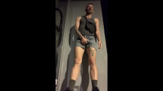 Öffentliches Wichsen und Sperma