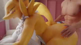 Furry step Renamom baisée et creampied dur