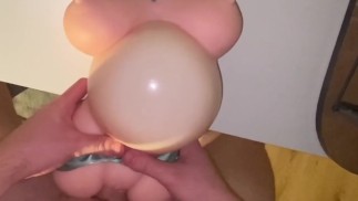お腹が限界まで精子で満たされる