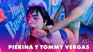 ピアスラティーナレズビアンは、Juan Bustosポッドキャストで巨根に処女を失います