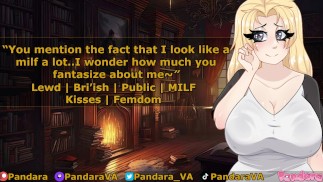 La "MILF" britannica si prende cura del tuo "Saussage Roll" | Audio osceno