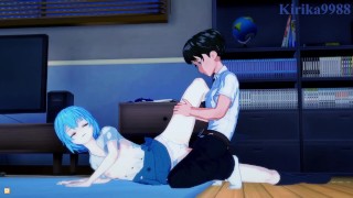 Рей Аянами и Синдзи Икари жестко трахаются дома. - Neon Genesis Evangelion Hentai