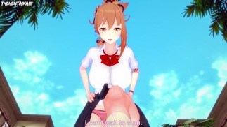 原神インパクト宵宮が足コキ変態ハメ撮り