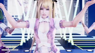[MMD] YOASOBI - АЙДОЛ Marie Rose Тамаки Misaki сексуальный танец Лига легенд Хентай без цензуры 4K