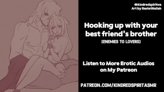 Afspreken met de broer van je beste vriend - Diepe stem - M4F Erotic Audio - NSFW ASMR rollenspel