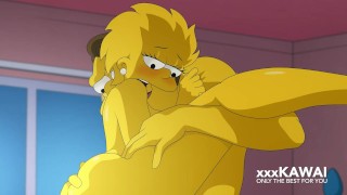 Нельсон исполняет свою мечту трахнуть Lisa - The Simpsons.