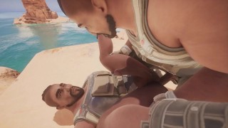 Ich begab mich mit meinem Stiefsohn auf eine geheime Mission und wurde in den Arsch gefickt und bekam mein Sperma in den Mund