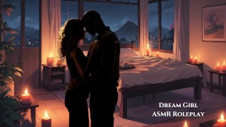 "Now it's my turn..." Audio Porn. ASMR Roleplay. Roommate to lover. Sex in the dark. F4M.