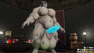 Zauberer Muskelwachstum Animation