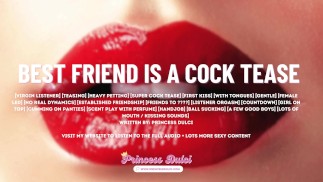 [F4M] [OC] Mejor amiga es una burla masiva de polla [significa] [femdom] [besos] [sonidos en la boca]