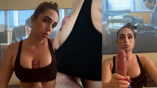 Hot zmysłowy titfuck kończy się ogromnym wytryskiem