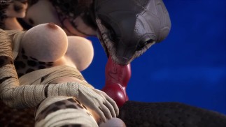 Tiefe Futa-Blowjob-Animation