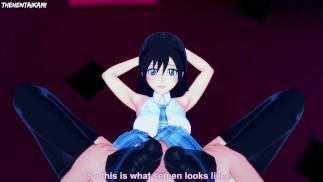 Xion de Kingdom Hearts te da un footjob Hentai POV