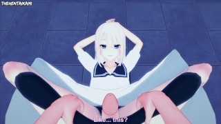 Кей Широганэ из Love Is War дает вам хентай футджоб от первого лица