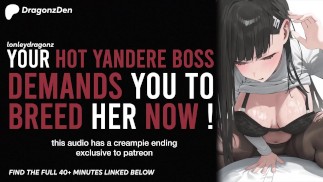 DEIN YANDERE-BOSS VERLANGT VON DIR, DASS DU SIE JETZT ZÜCHTEST | Erotisches Audio-Rollenspiel ASMR BESTER AUDIO-PORNO ALLER ZEITEN