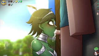 Porno Minecraft. HornyCraft. TOUTES LES SCÈNES DE SEXE avec ZombieGirl [0.21]