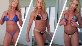 Micro bikini passen!   (4k)