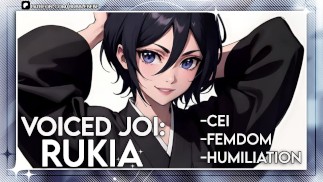 [Voz joi] Rukia tira sarro de você por se masturbar (CEI | Femdom | Humilhação)