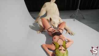 Lésbicas sensuais fazem sexo hardcore e acabam gozando em sexo peludo wild life