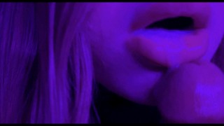 ASMR Beste pijpbeurt van je leven die je ooit hebt gezien, enorme cumshot in mond