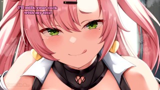 Hentai JOI - Nicole é a sua sacanagem Tsundere! (Zona Zenless Zero) (Breathplay, Titjob, Femdom)