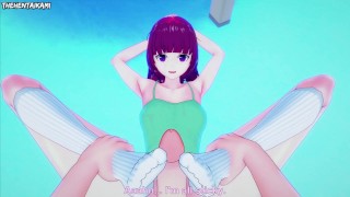 Kikuri Hiroi from Bocchi the Rock! Gives You A Footjob Hentai POV