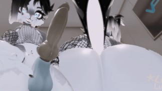 Femboy Foxy, dominante y excitado, se queda atrapado en el ascensor contigo...