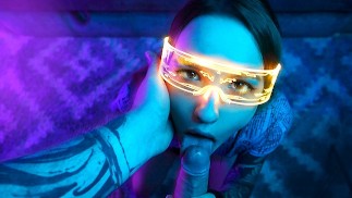 POV Cyberpunk, eine zierliche Schlampe in den Mund gefickt - Sunako_Kirishiki