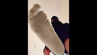 Sniff Master’s Polish smelly stinky white socks Nike TN you Little slave