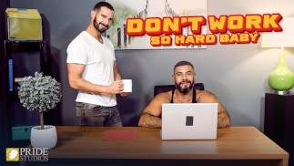 PrideStudios - Hot beer zet werk opzij om zijn vriendje hard te