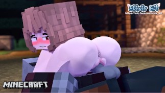 😂Hentai ist alles, woran ich denken kann, wenn ich MINECRAFT schaue. Emmy von Räubern gefickt!