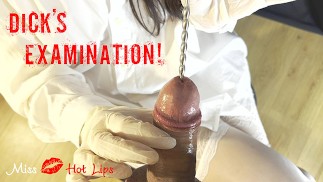 Femdom amatoriale, esame del cazzo e intenso pompino post orgasmo