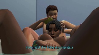 Marido trai esposa com vizinho de ébano gostoso - Quem sabia que meu vizinho era um vilão? Sims 4