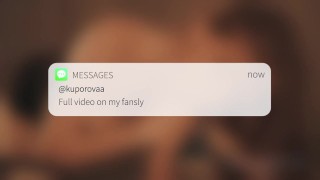 Zeer gepassioneerde pijpbeurt in een zachte omgeving "preview" / Kuporovaa Krupa