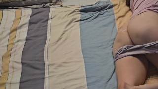 Husband makes friend fuck wife in the ass she taps out